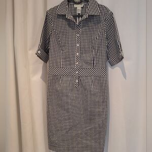 Doncaster gingham shirt dress